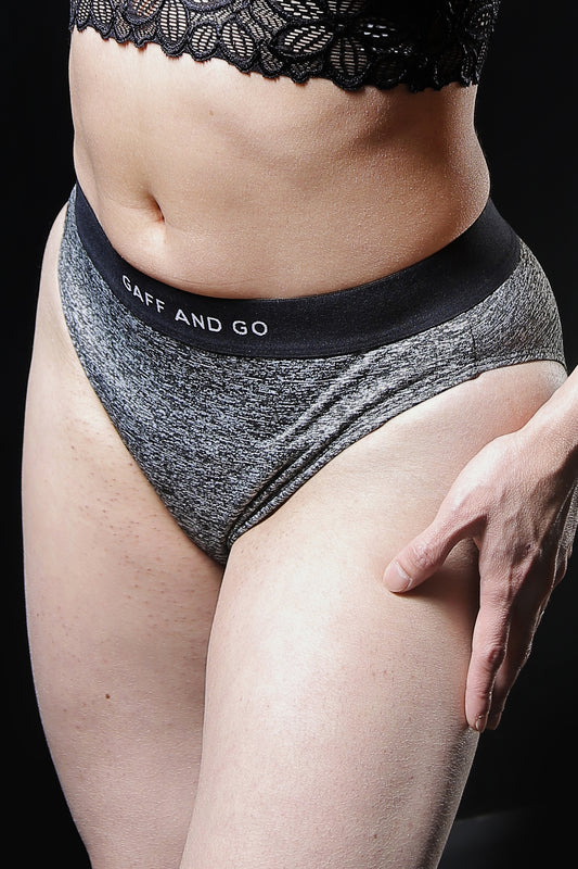 Band Tucking Brief – Grey